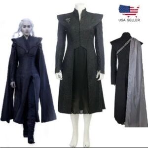Game of Thrones Daenerys Targaryen Costume Cosplay Halloween Sz M
